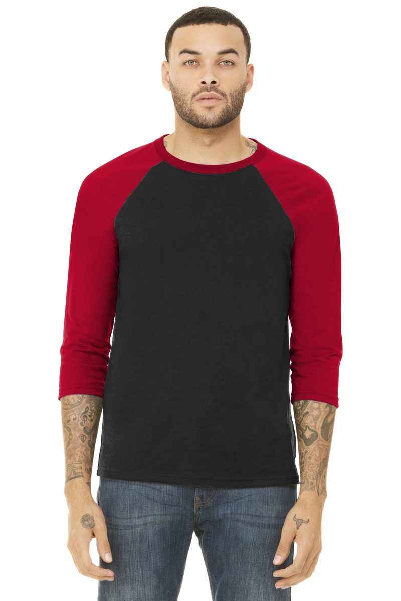 Bella + Canvas BC3200 - BELLA+CANVAS Unisex 3/4-Sleeve Baseball Tee