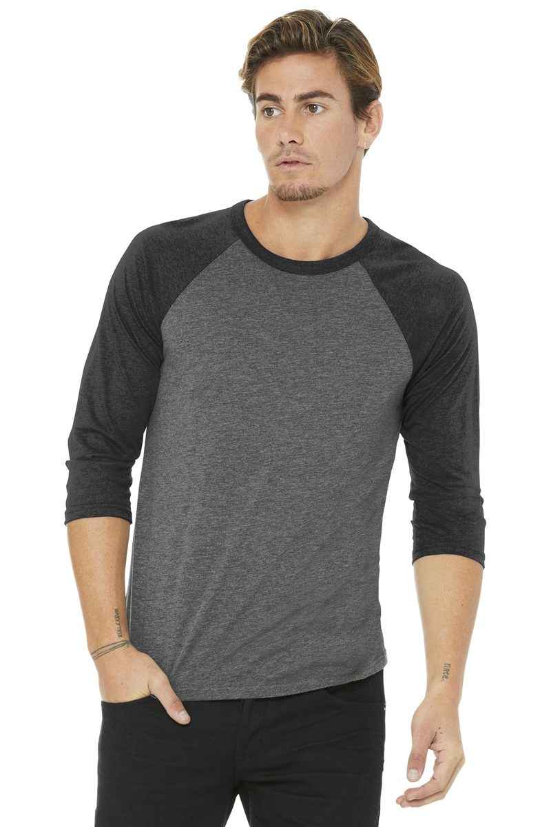 Bella + Canvas BC3200 - BELLA+CANVAS Unisex 3/4-Sleeve Baseball Tee