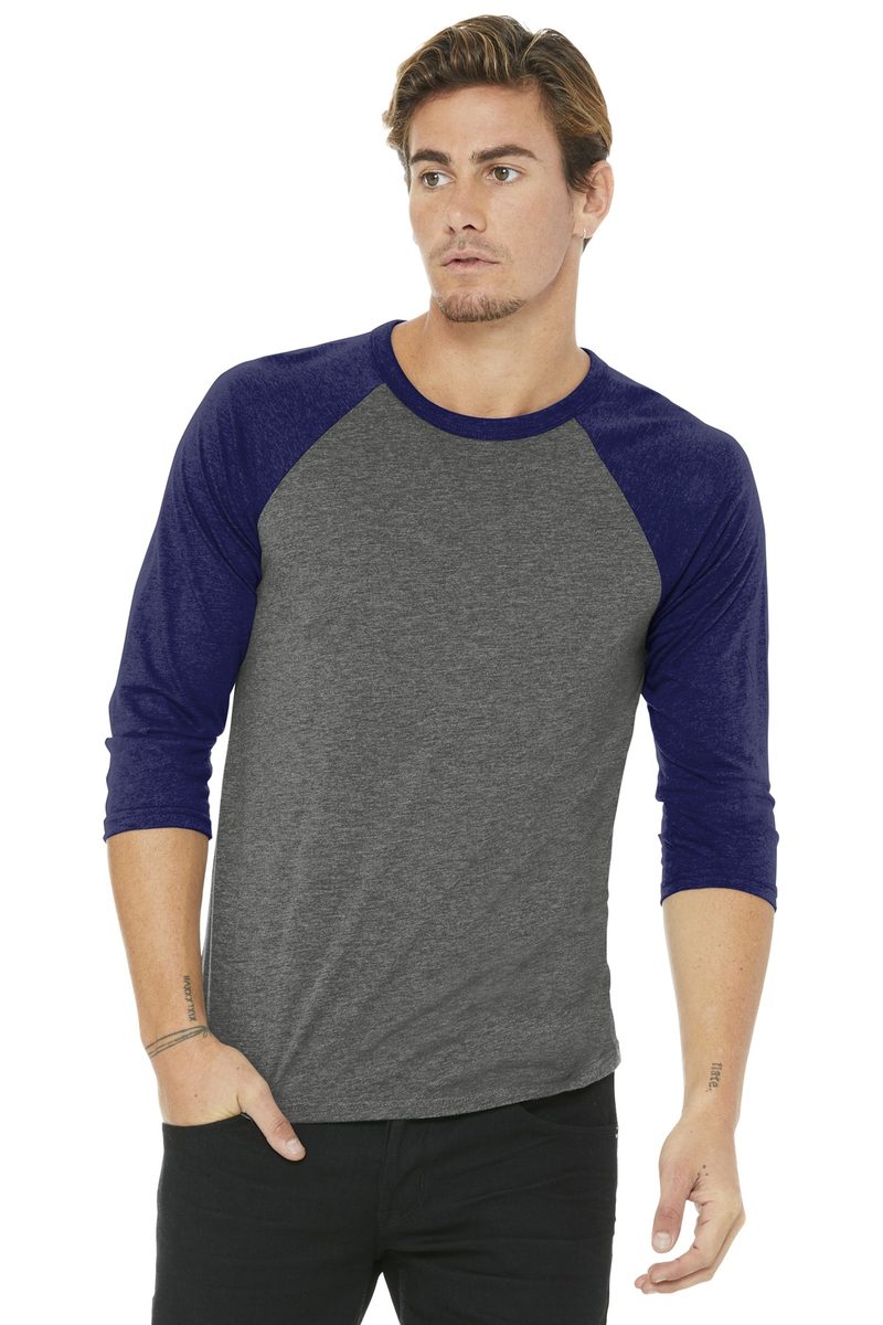 Bella + Canvas BC3200 - BELLA+CANVAS Unisex 3/4-Sleeve Baseball Tee BELLA + CANVAS