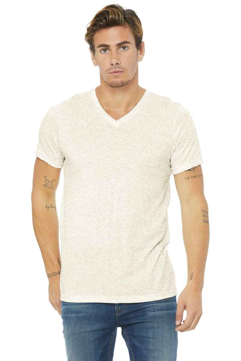 Bella + Canvas BC3415 - BELLA+CANVAS Unisex Triblend Short Sleeve V-Neck Tee