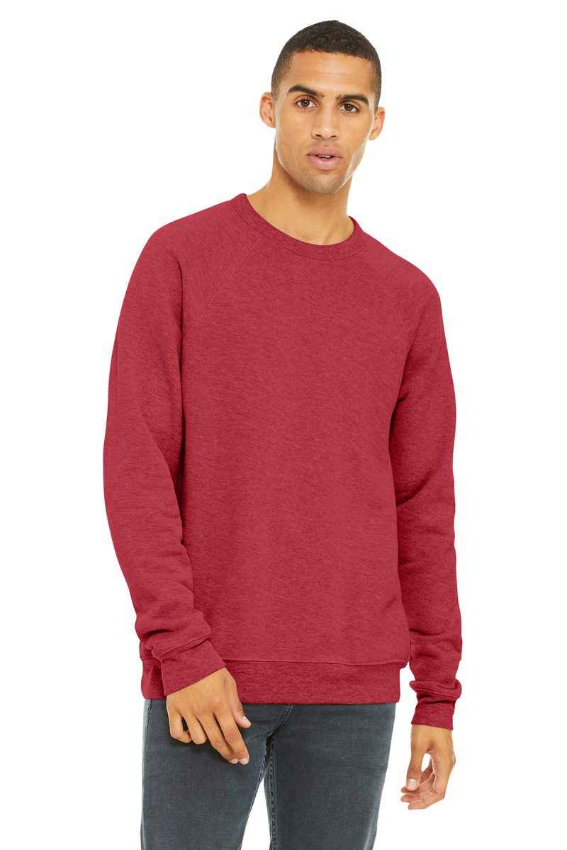 Bella + Canvas BC3901 - BELLA+CANVAS Unisex Sponge Fleece Raglan Sweatshirt
