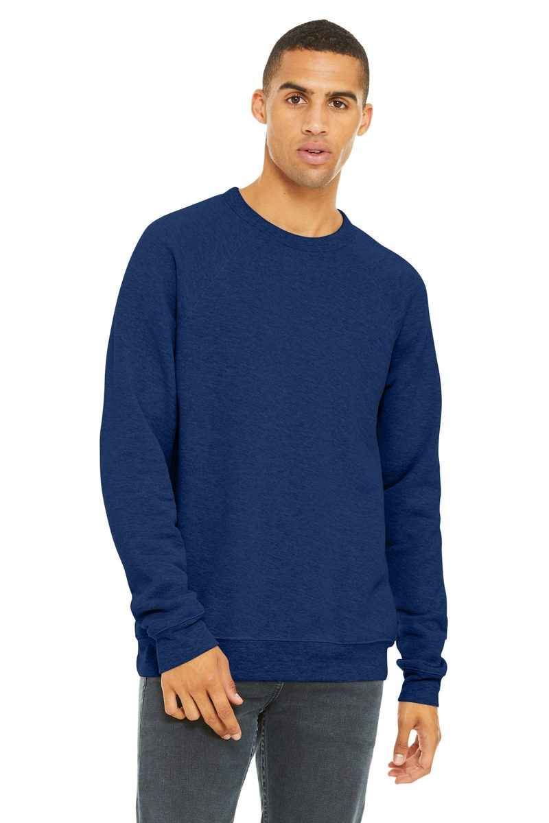 Bella + Canvas BC3901 - BELLA+CANVAS Unisex Sponge Fleece Raglan Sweatshirt
