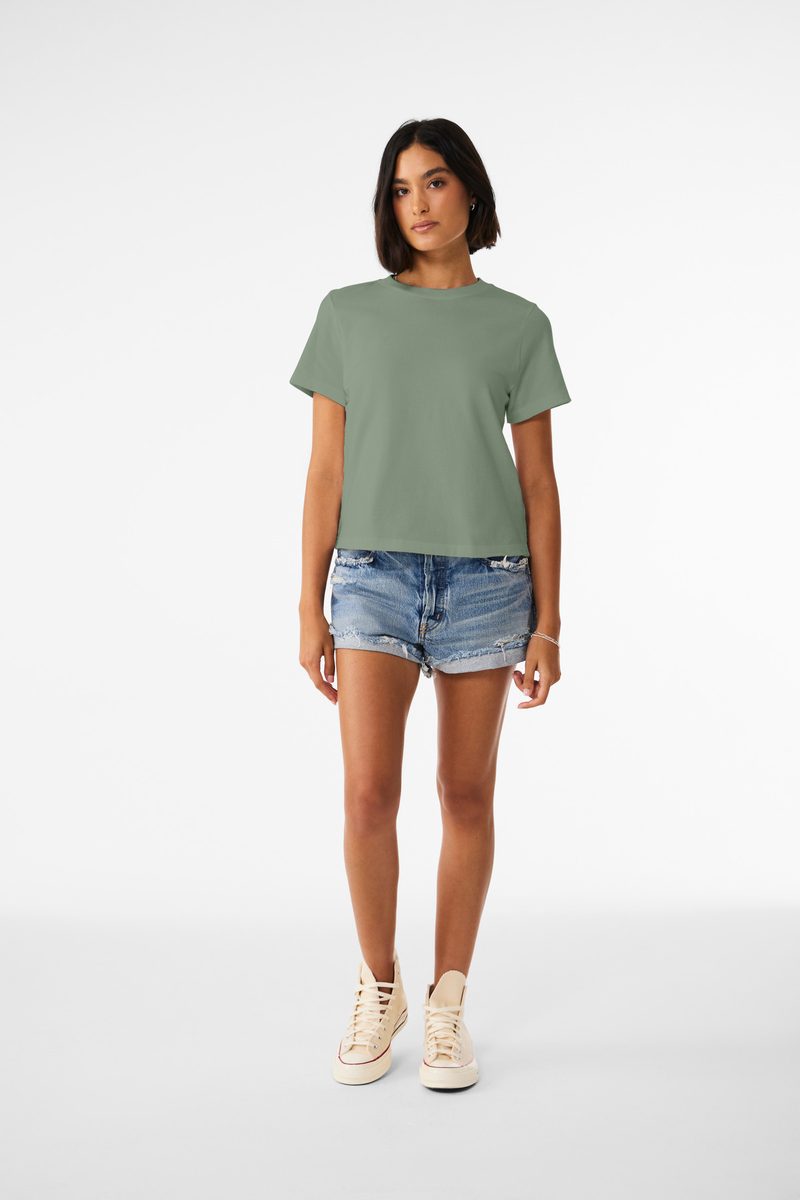 Bella + Canvas BC6110 - BELLA+CANVAS Women's 6-Ounce Heavyweight Tee BELLA + CANVAS