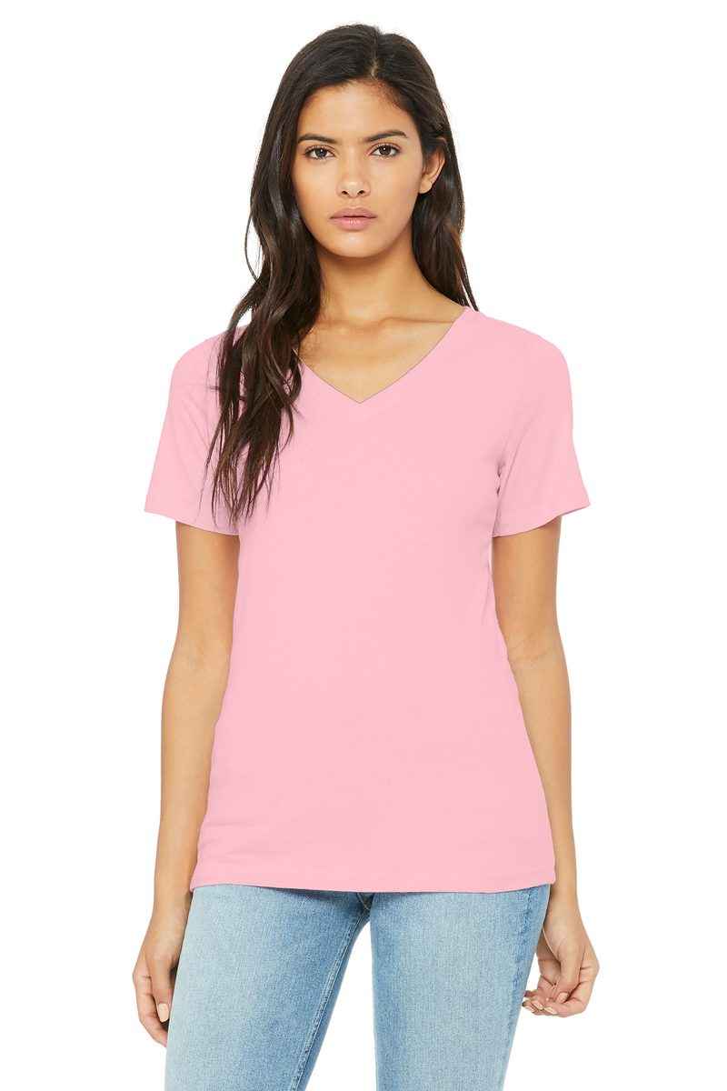 Bella + Canvas BC6405 - BELLA+CANVAS Women's Relaxed Jersey Short Sleeve V-Neck Tee