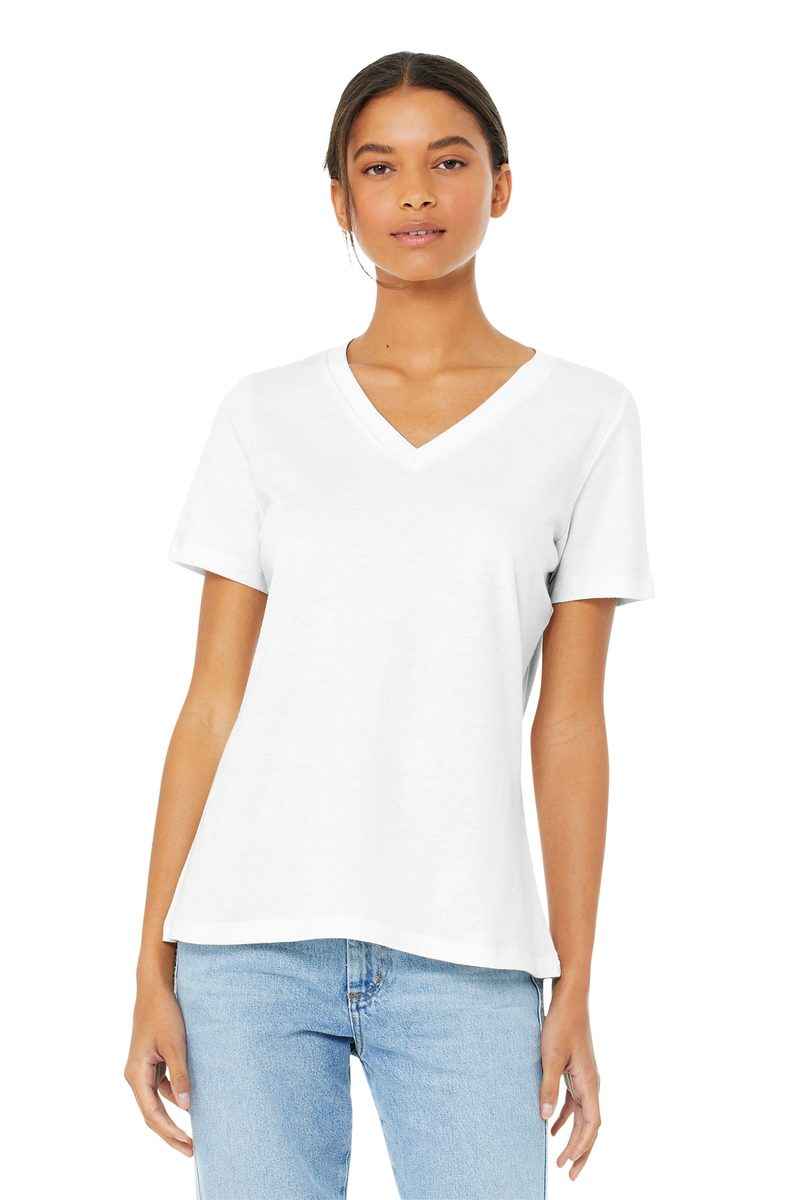 Bella + Canvas BC6405 - BELLA+CANVAS Women's Relaxed Jersey Short Sleeve V-Neck Tee