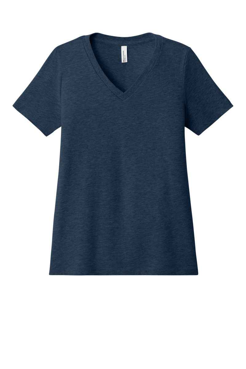 Bella + Canvas BC6405CVC - BELLA+CANVAS Women's Relaxed Heather CVC V-Neck Tee