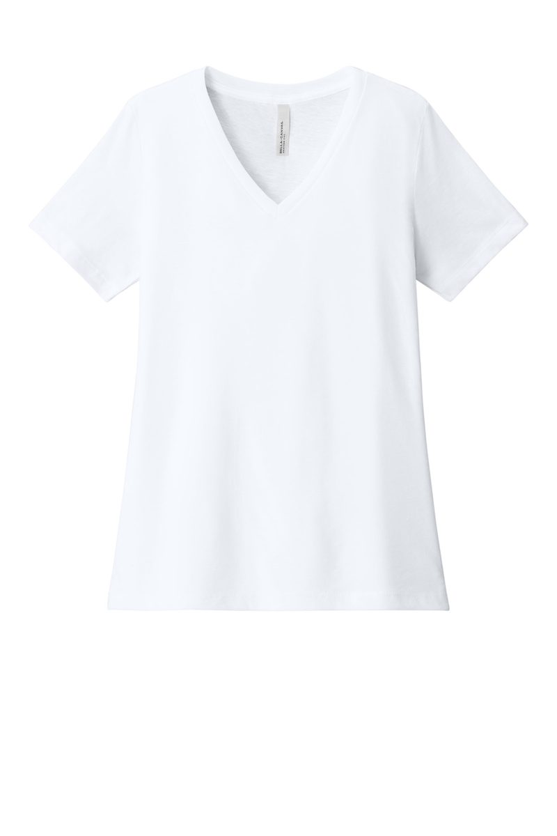 Bella + Canvas BC6405CVC - BELLA+CANVAS Women's Relaxed Heather CVC V-Neck Tee BELLA + CANVAS