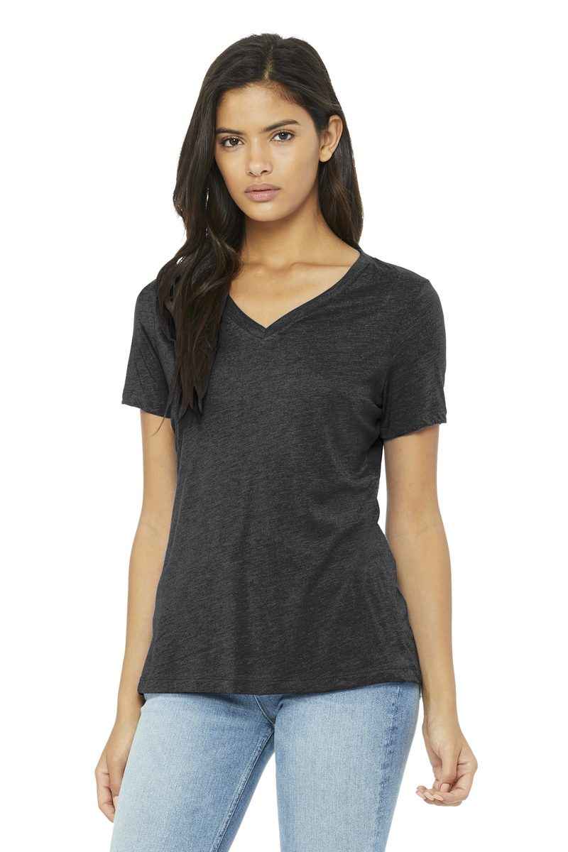 Bella + Canvas BC6415 - BELLA+CANVAS Women's Relaxed Triblend V-Neck Tee