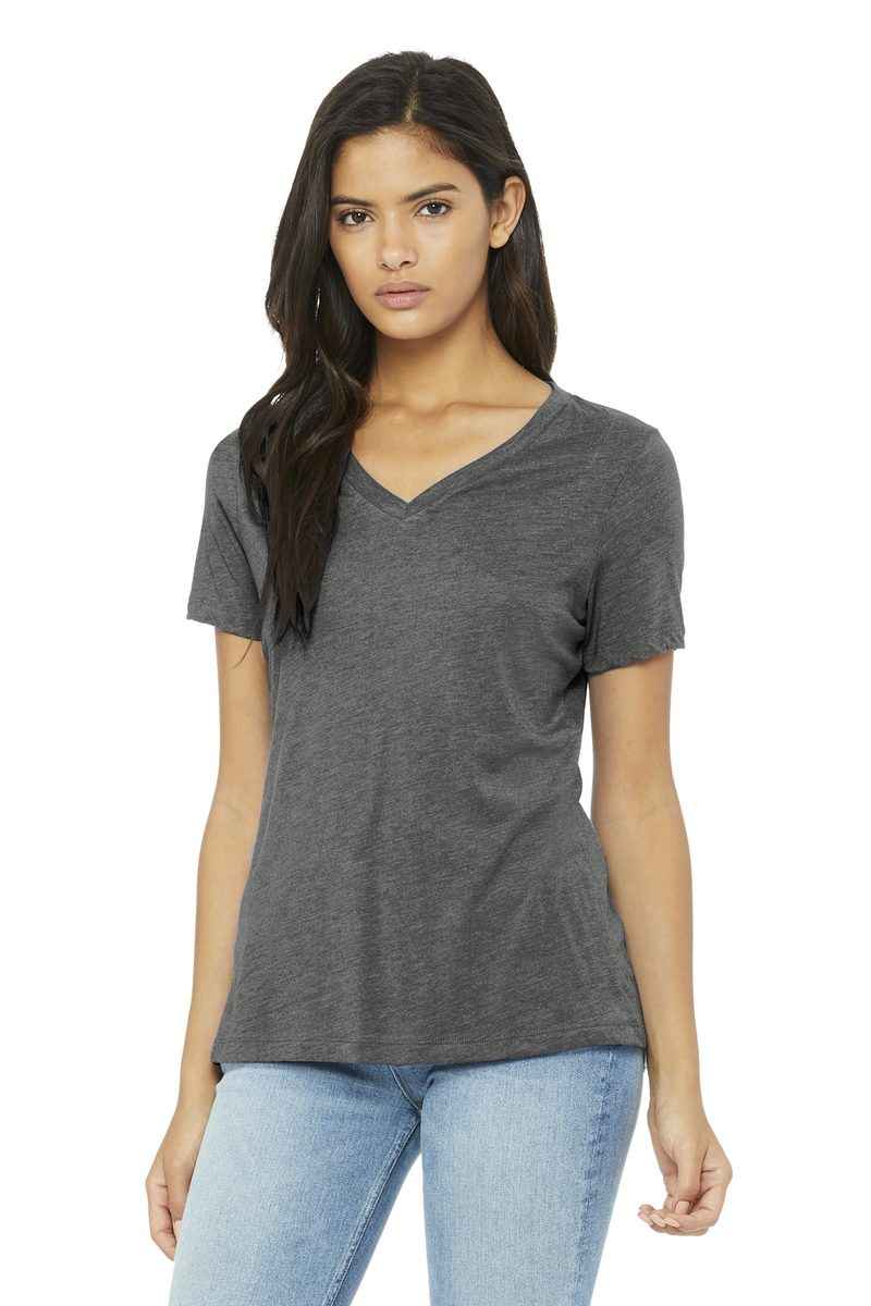 Bella + Canvas BC6415 - BELLA+CANVAS Women's Relaxed Triblend V-Neck Tee