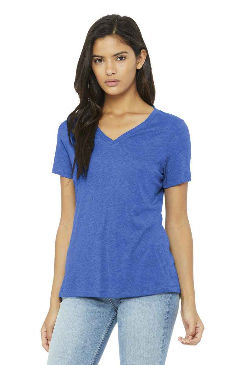 Bella + Canvas BC6415 - BELLA+CANVAS Women's Relaxed Triblend V-Neck Tee