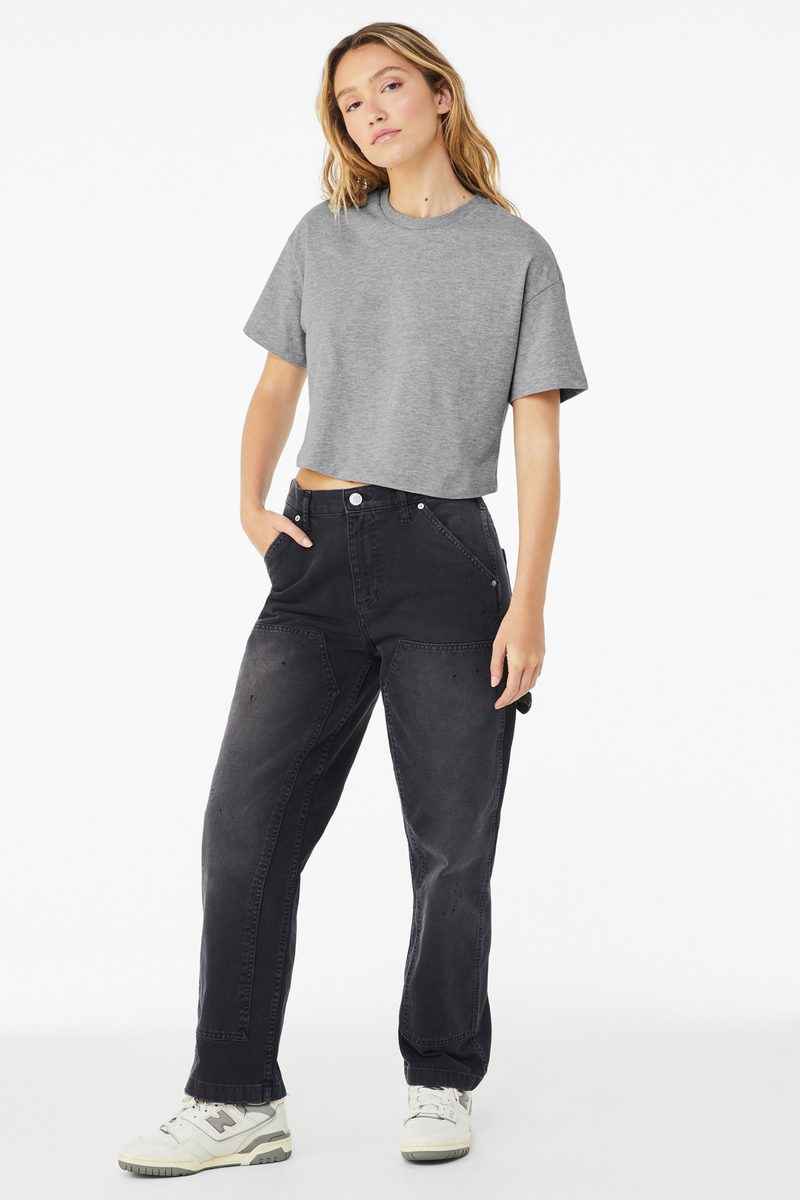 Bella + Canvas BC6482 - BELLA+CANVAS Women's Jersey Crop Tee