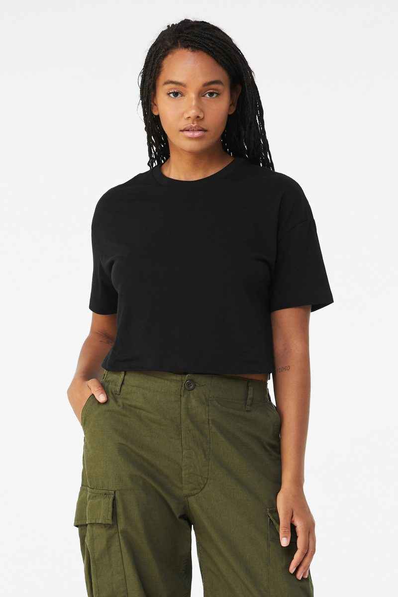 Bella + Canvas BC6482 - BELLA+CANVAS Women's Jersey Crop Tee