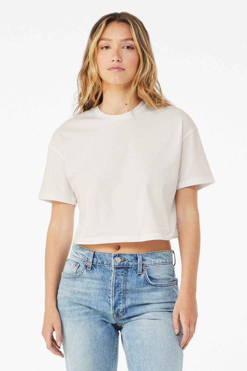 Bella + Canvas BC6482 - BELLA+CANVAS Women's Jersey Crop Tee
