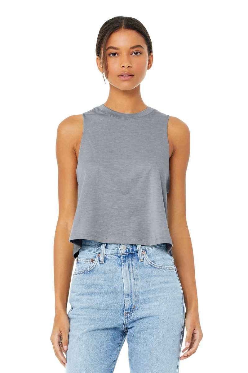 Bella + Canvas BC6682 - BELLA+CANVAS Women's Racerback Cropped Tank