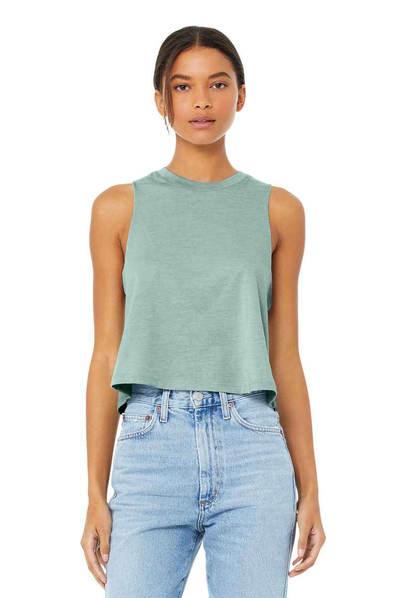 Bella + Canvas BC6682 - BELLA+CANVAS Women's Racerback Cropped Tank