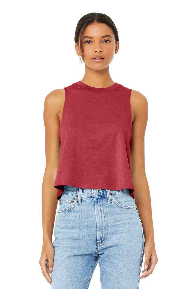 Bella + Canvas BC6682 - BELLA+CANVAS Women's Racerback Cropped Tank