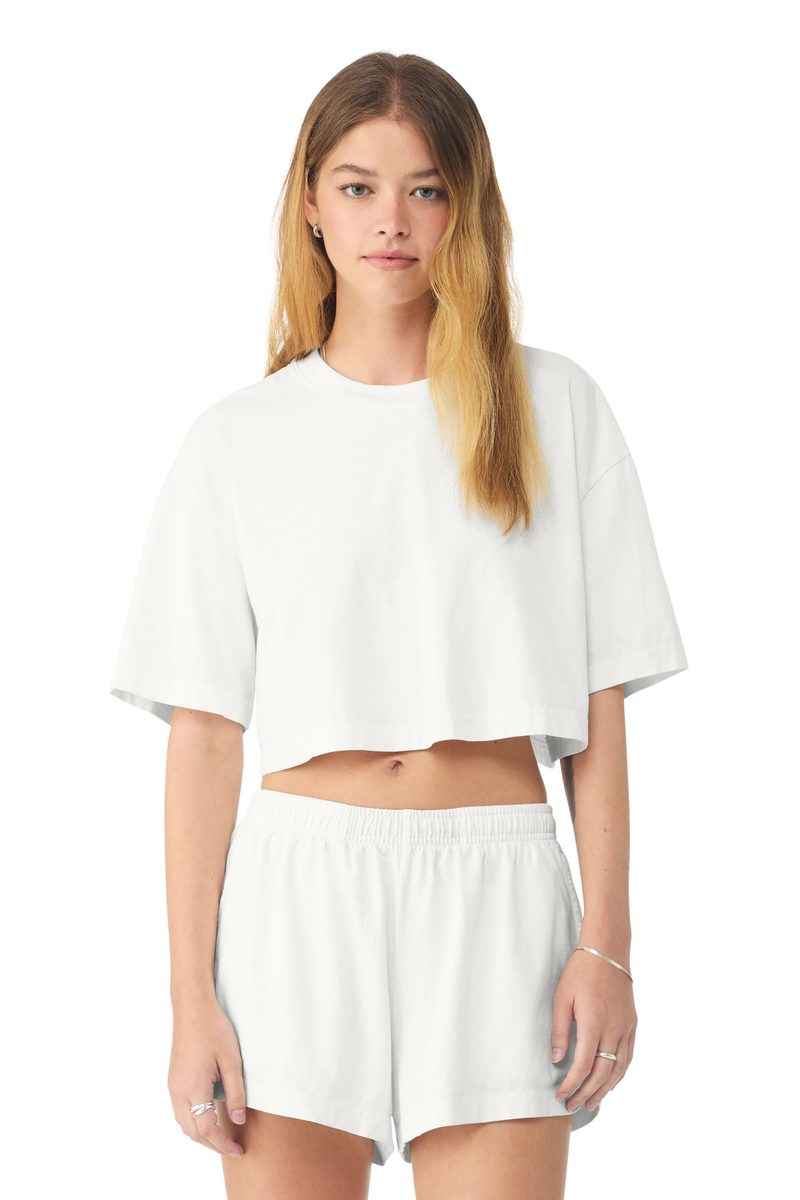 Bella + Canvas BC6882GD - BELLA+CANVAS Women's Heavyweight Garment-Dyed Cropped Tee