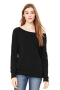 Bella + Canvas BC7501 - BELLA+CANVAS Women's Sponge Fleece Wide-Neck Sweatshirt