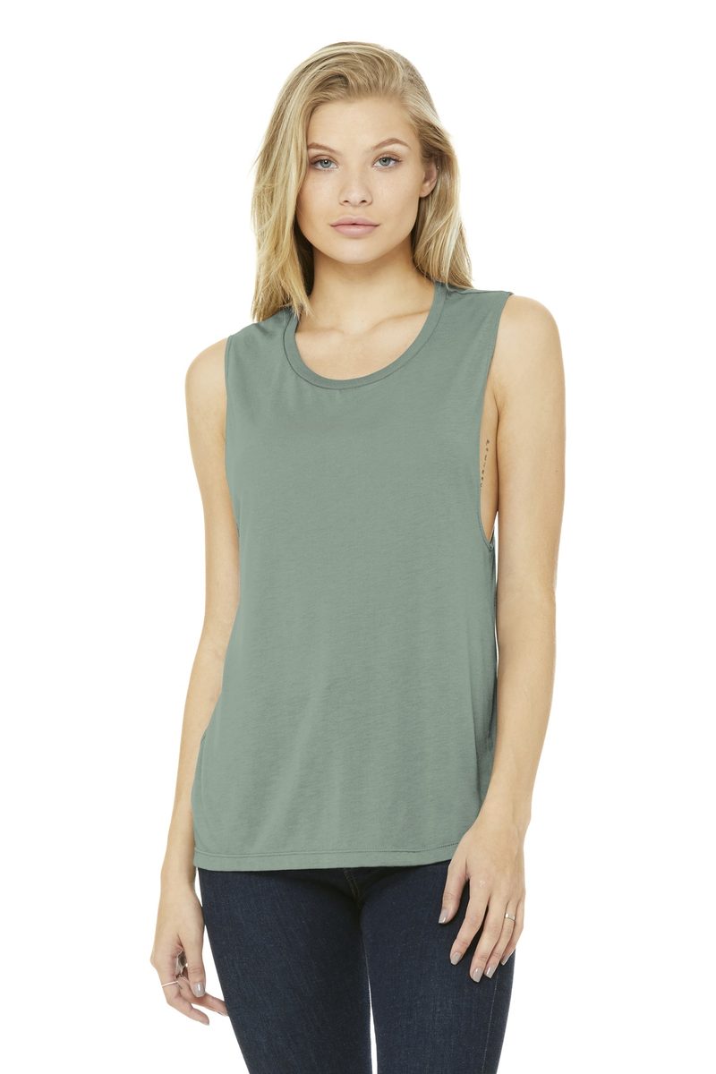 Bella + Canvas BC8803 - BELLA+CANVAS Women's Flowy Scoop Muscle Tank BELLA + CANVAS