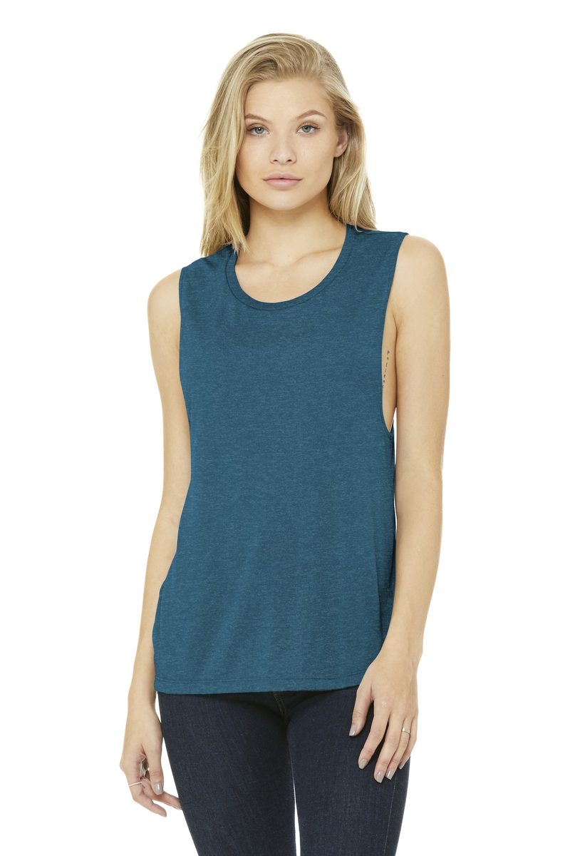 Bella + Canvas BC8803 - BELLA+CANVAS Women's Flowy Scoop Muscle Tank BELLA + CANVAS