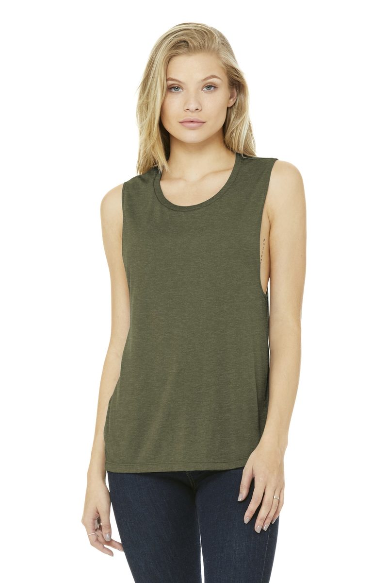 Bella + Canvas BC8803 - BELLA+CANVAS Women's Flowy Scoop Muscle Tank BELLA + CANVAS