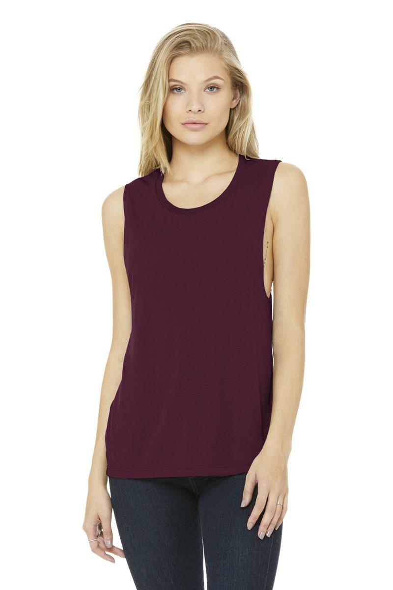 Bella + Canvas BC8803 - BELLA+CANVAS Women's Flowy Scoop Muscle Tank BELLA + CANVAS