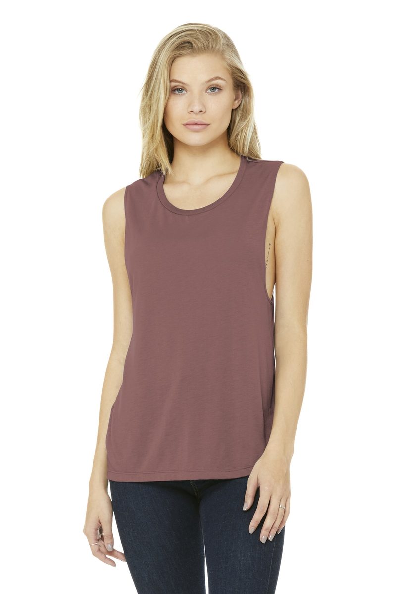 Bella + Canvas BC8803 - BELLA+CANVAS Women's Flowy Scoop Muscle Tank BELLA + CANVAS