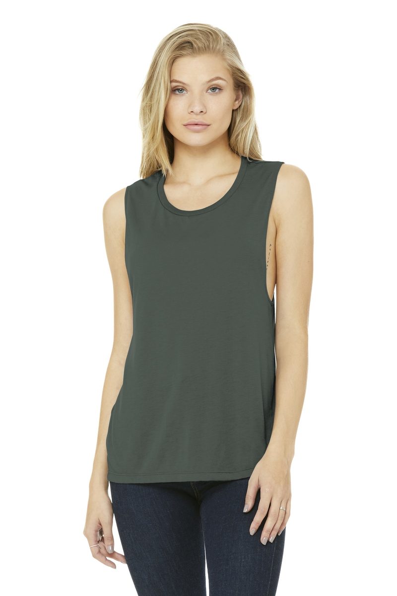 Bella + Canvas BC8803 - BELLA+CANVAS Women's Flowy Scoop Muscle Tank BELLA + CANVAS