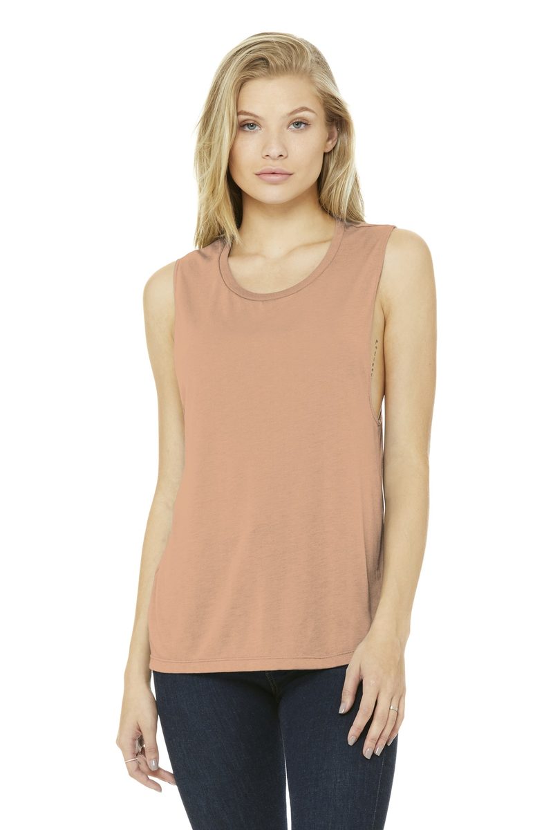 Bella + Canvas BC8803 - BELLA+CANVAS Women's Flowy Scoop Muscle Tank BELLA + CANVAS