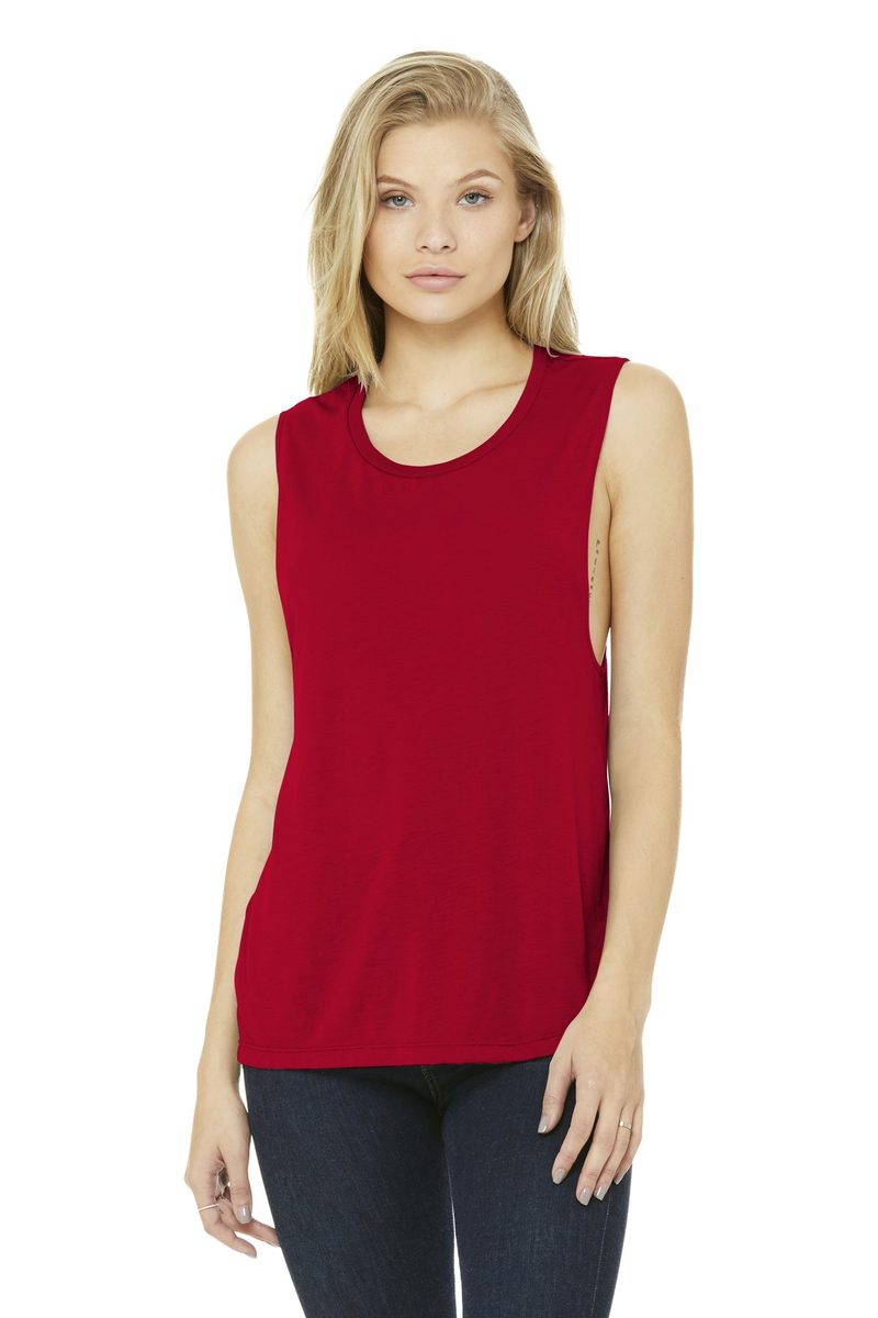 Bella + Canvas BC8803 - BELLA+CANVAS Women's Flowy Scoop Muscle Tank BELLA + CANVAS