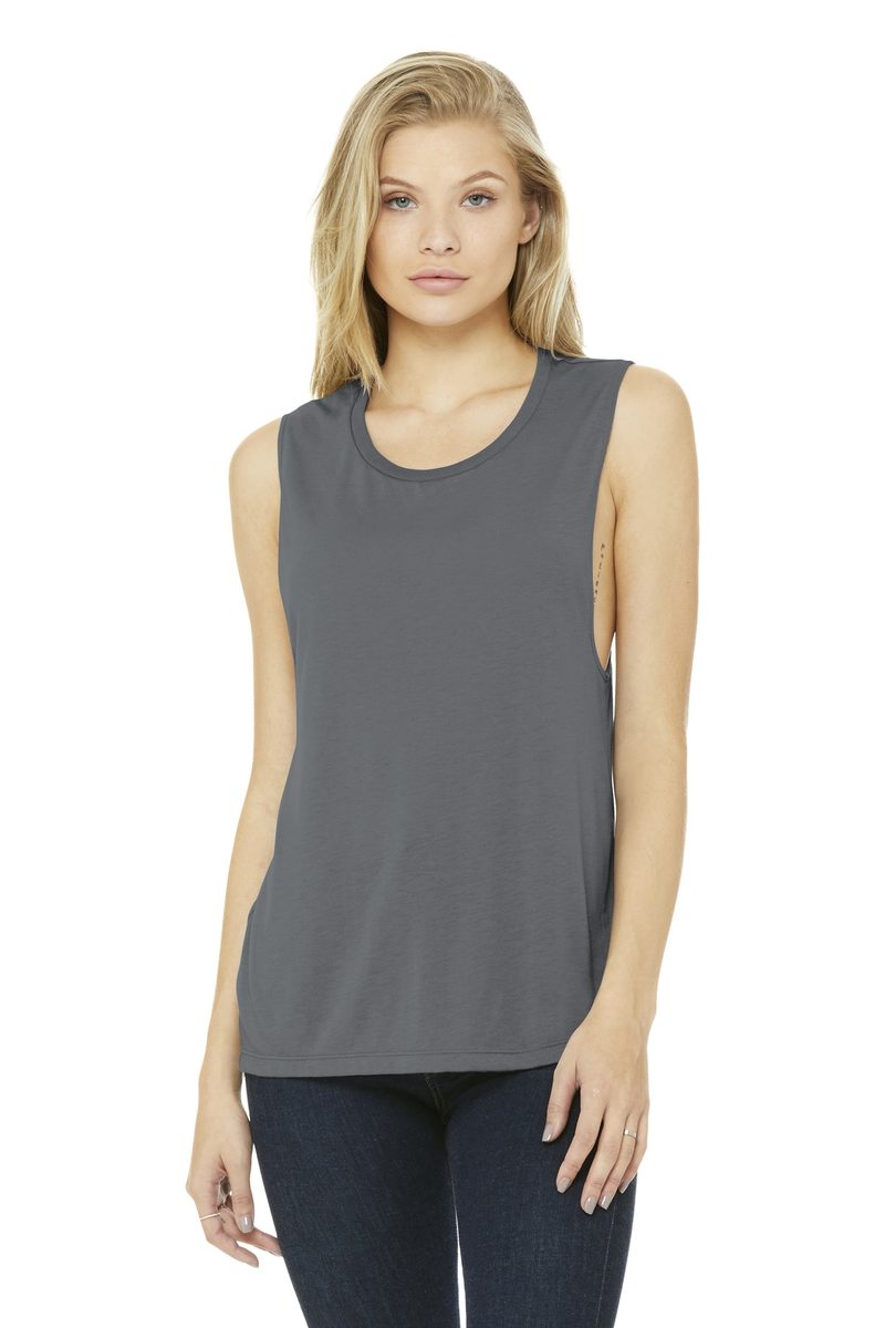 Bella + Canvas BC8803 - BELLA+CANVAS Women's Flowy Scoop Muscle Tank BELLA + CANVAS