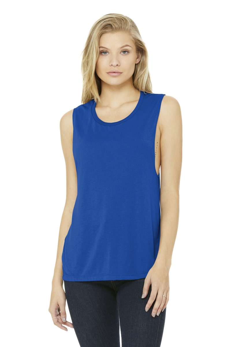 Bella + Canvas BC8803 - BELLA+CANVAS Women's Flowy Scoop Muscle Tank BELLA + CANVAS