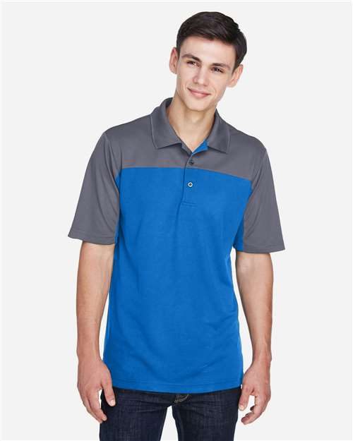 CORE365 CE101 - Men's Balance Colorblock Performance Piqué Polo CORE365