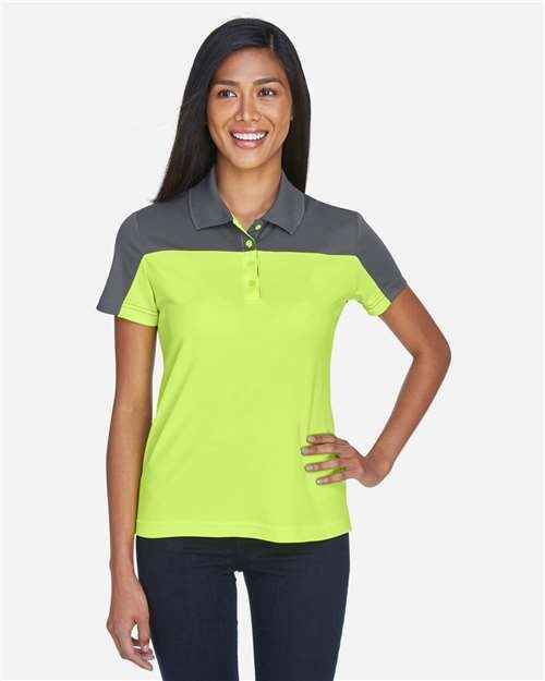 CORE365 CE101W - Women's Balance Colorblock Performance Piqué Polo