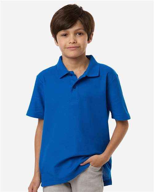 CORE365 CE106Y - Youth Resolve CVC Performance Pique Polo