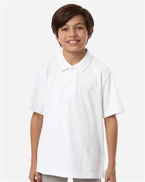 CORE365 CE106Y - Youth Resolve CVC Performance Pique Polo