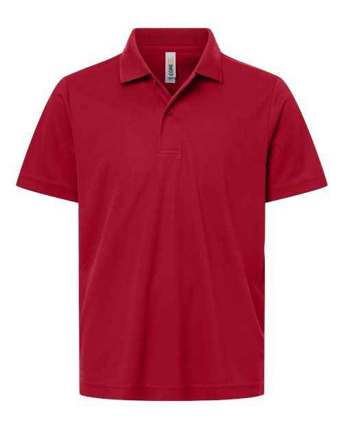 CORE365 CE108Y - Youth Nova Performance Pique Polo