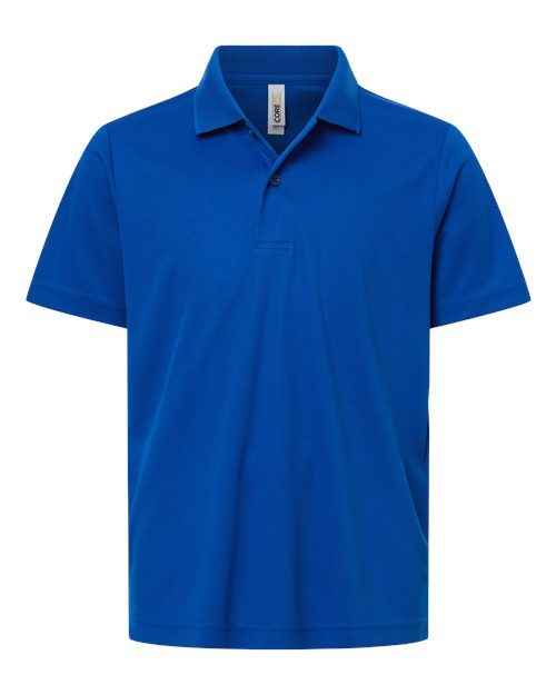 CORE365 CE108Y - Youth Nova Performance Pique Polo
