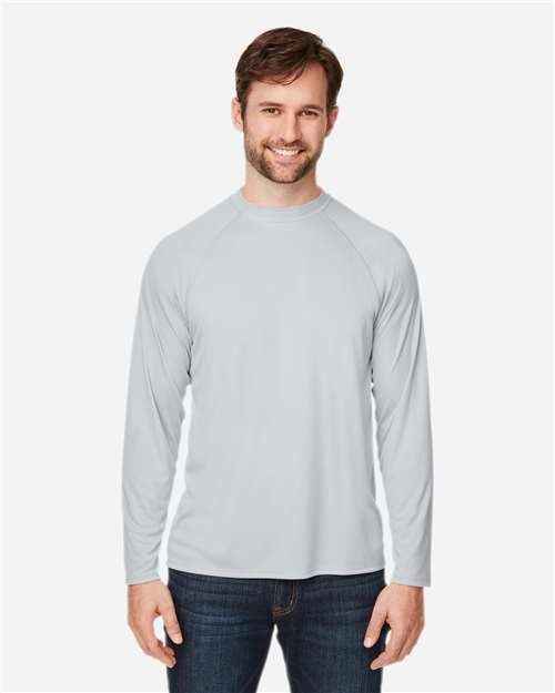CORE365 CE110 - Unisex Ultra UVP™ Marina Raglan Long Sleeve T-Shirt