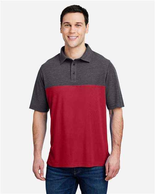 CORE365 CE112C - Men's Fusion ChromaSoft™ Colorblock Polo