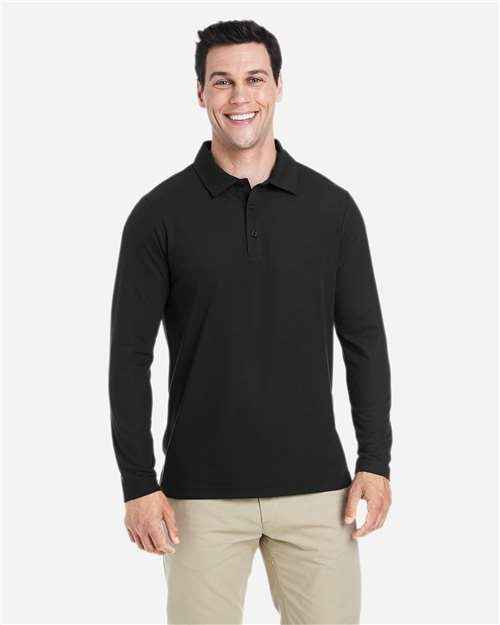 CORE365 CE112L - Men's Fusion ChromaSoft™ Long Sleeve Pique Polo