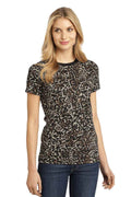 District DM104CL - Ladies Perfect Weight Camo Crew Tee