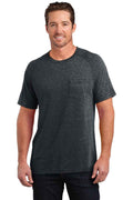 District DM340 - Made Mens Tri-Blend Pocket Tee