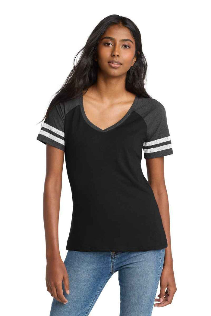 District DM476 - Women's Game V-Neck Tee