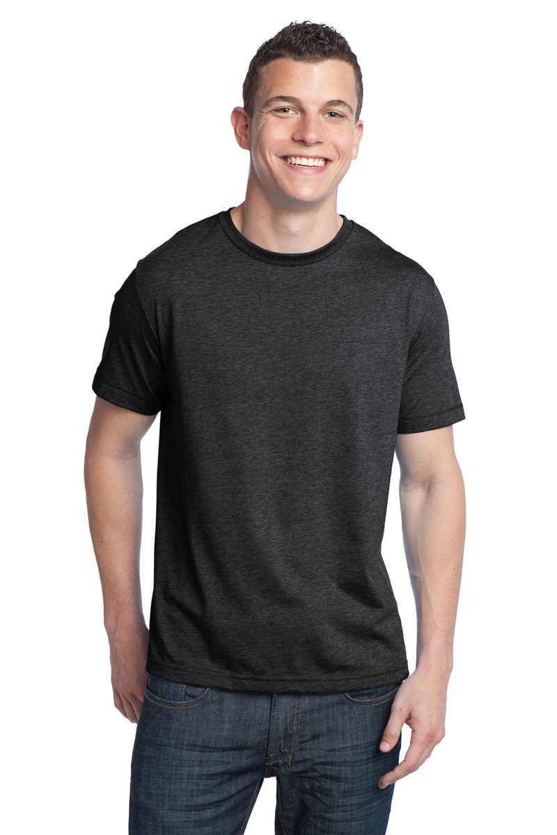 District DT142 - Young Mens Tri-Blend Crewneck Tee