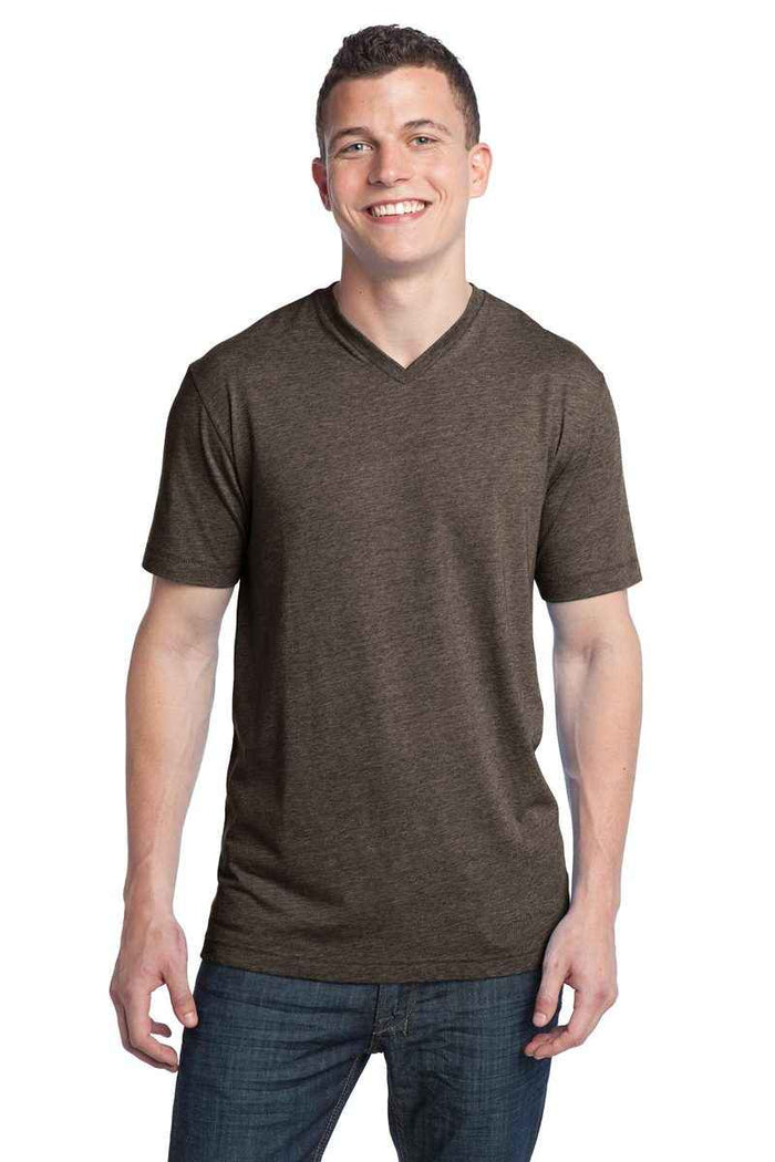 District DT142V - Young Mens Tri-Blend V-Neck Tee