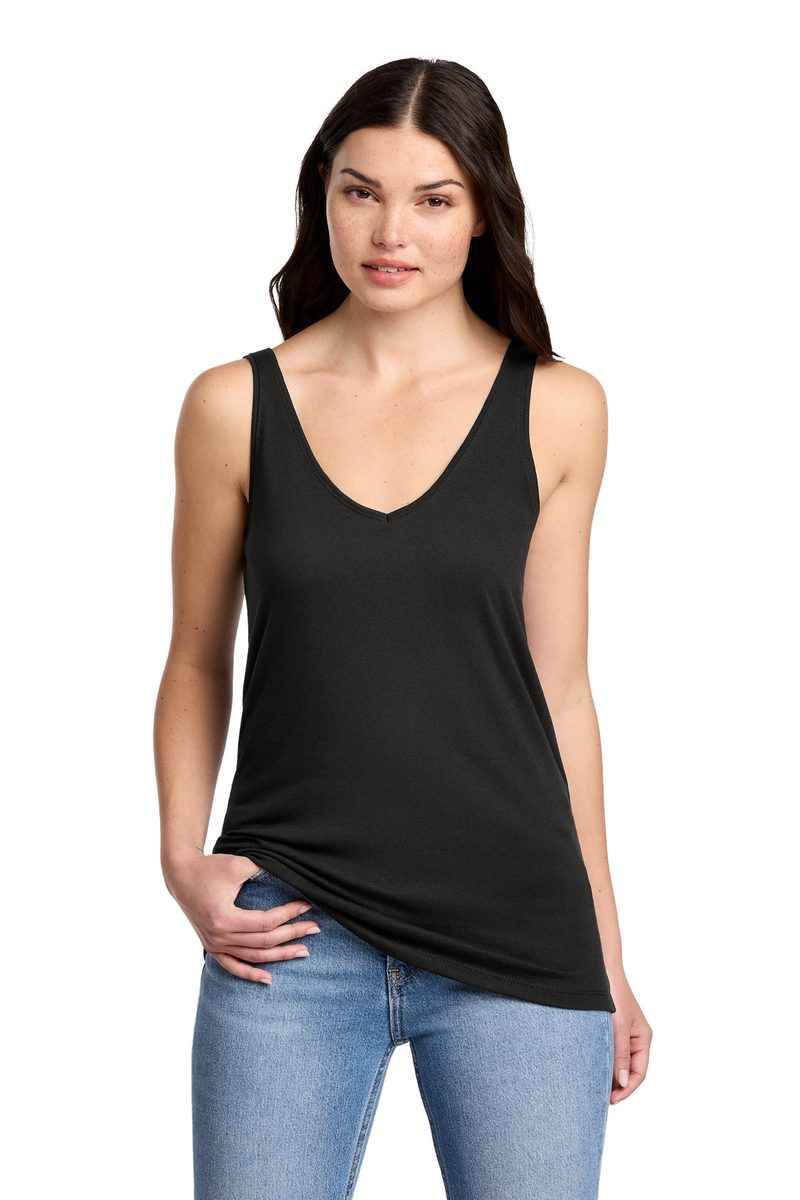 District DT154 - Women's Perfect Blend CVC V-Neck Tank