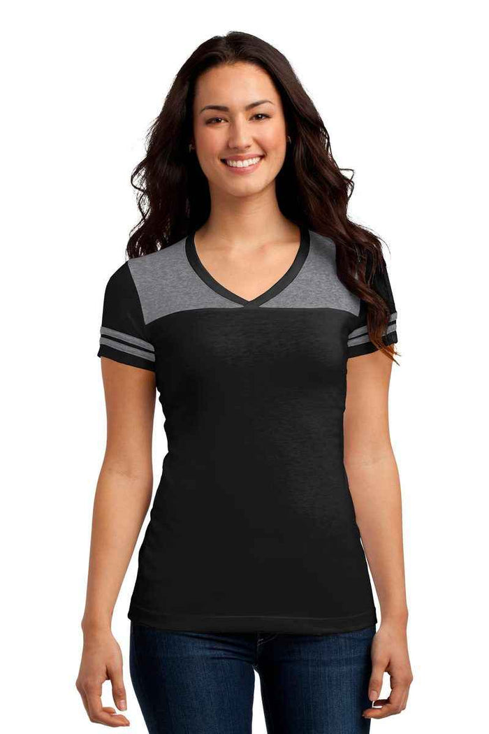 District DT264 - Juniors Varsity V-Neck Tee