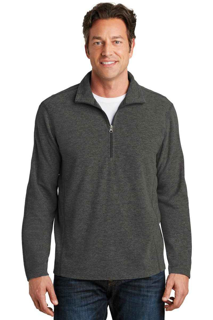 Port Authority F234 - Heather Microfleece 1/2-Zip Pullover