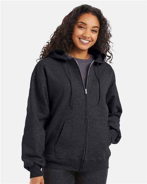 Hanes F280 - Unisex Ultimate Cotton® Full-Zip Hooded Sweatshirt
